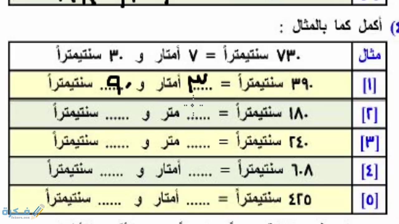 شرح خطوات تحويل من متر إلي قدم 1 تحويل من متر إلي قدم