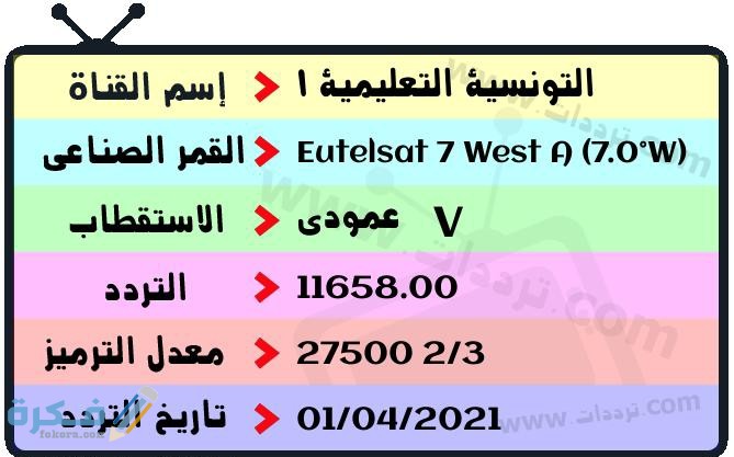 تردد قناة تونس التعليمية 1 Tunisia الجديد 2025 1 IMG ٢٠٢١٠٤٢٤ ٢٠١٥٢٤