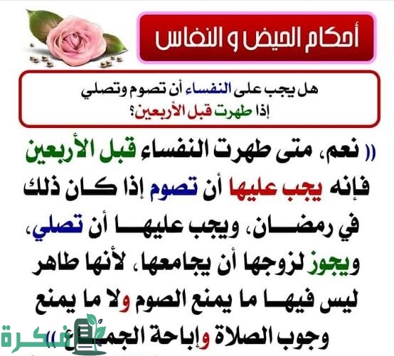 إذا طهرت النفساء قبل تمام الأربعين فهل يجامعها زوجها ؟ 1 IMG ٢٠٢٢٠٨٢٥ ٠٣٢٨٢٦