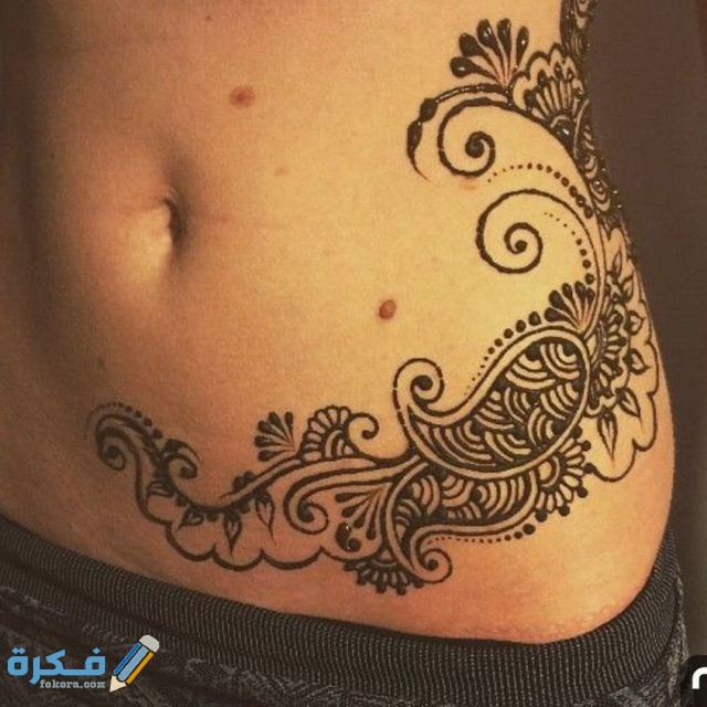 صور رسومات حنة للجسم