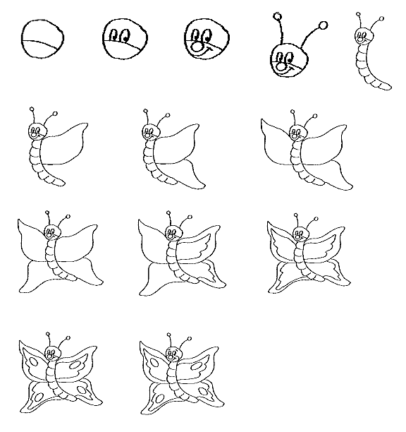 شرح خطوات تعلم رسم الطيور للاطفال 1 2728889 568x855 1