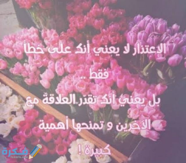 اجمل رسائل اعتذار للاصدقاء والاحباب 2021 رسائل اعتذار قوية موقع الفكرة
