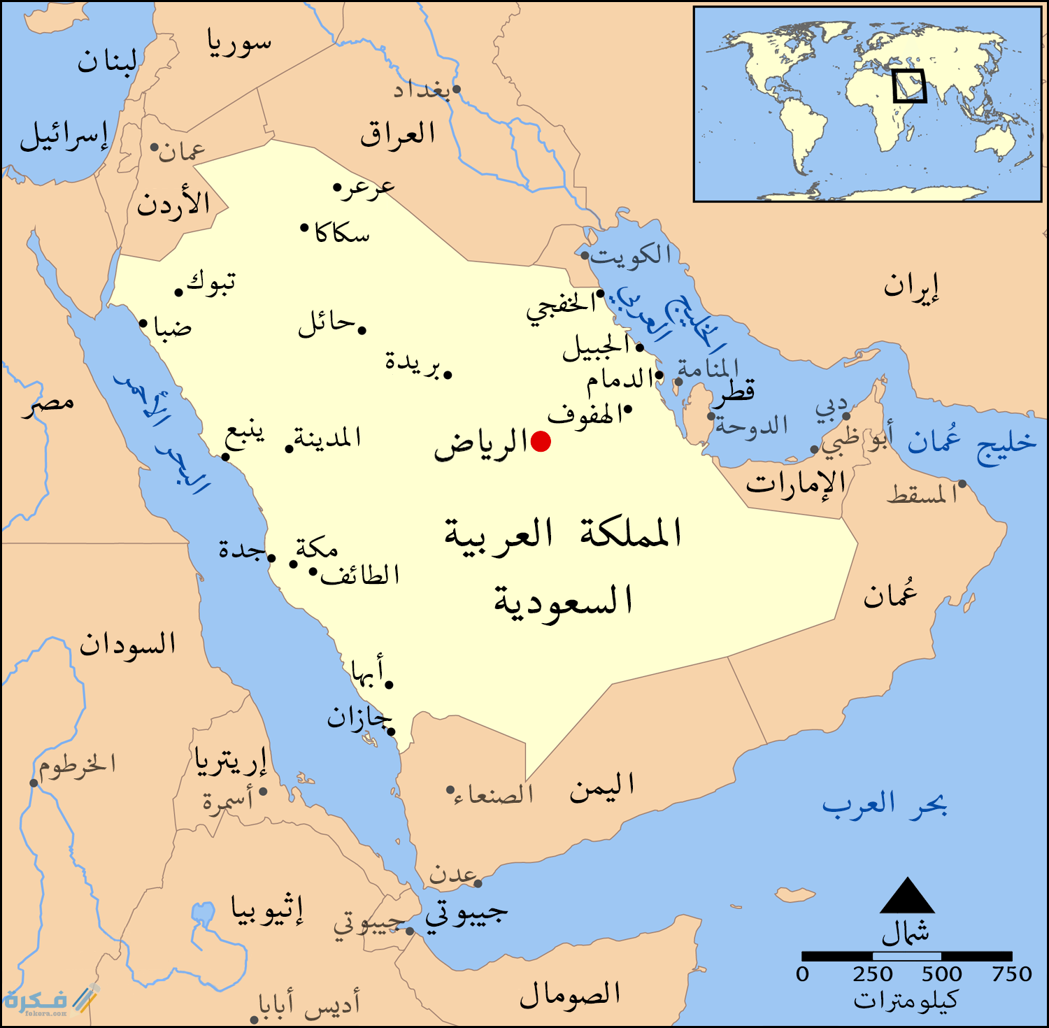 في المملكه الاداريه عدد مناطق كم قائمة المناطق