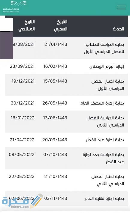 العطلات الرسمية والاجازات في السعودية 2022 