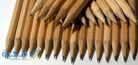 كيف يصنع قلم الرصاص