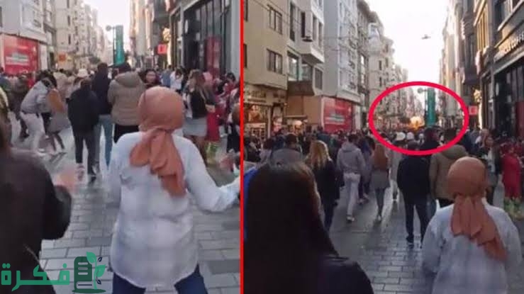 فيديو لحظة انفجار تقسيم في اسطنبول تركيا 