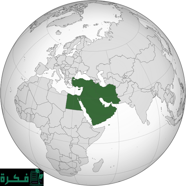 خريطة دول الشرق الاوسط