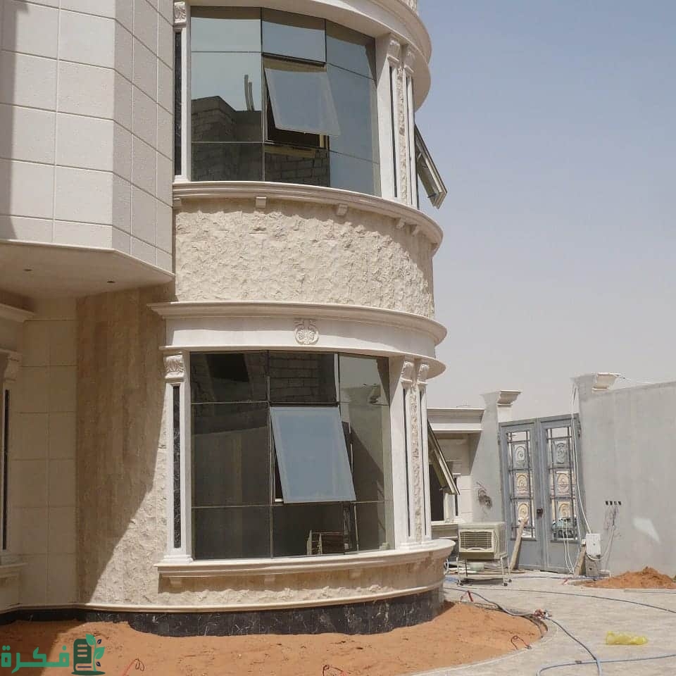 صور تصميمات واجهات فلل زجاج استركشر 2025 1 صور تصميمات واجهات فلل زجاج استركشر