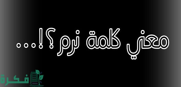 معنى كلمة نرم في السوشيال ميديا ويعني ايه عيل نرم 1 معنى كلمة نرم في السوشيال ميديا ويعني ايه عيل نرم