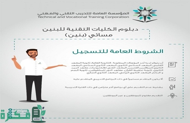 شرح خطوات التسجيل في الكلية التقنية للبنين والبنات 3 رابط التسجيل في الكلية التقنية للبنين والبنات ugate tvtc