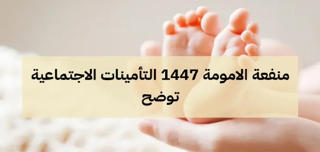 التأمينات الاجتماعية تكشف عن شروط ومميزات منفعة الأمومة 1447 1 التأمينات الاجتماعية تكشف عن شروط ومميزات منفعة الأمومة 1447