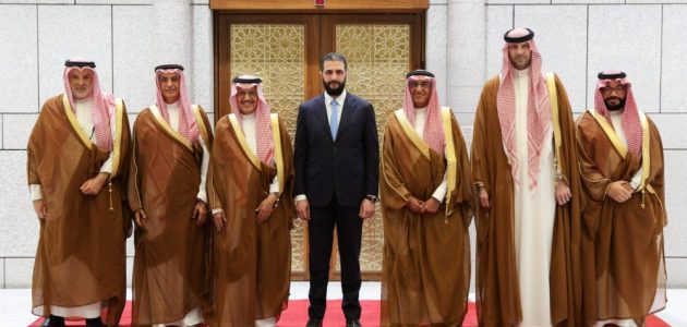 الشرع ينفتح على فرص جديدة مع رجال أعمال سعوديين 1 الشرع ينفتح على فرص جديدة مع رجال أعمال سعوديين