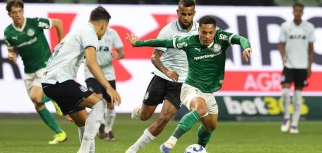 بالميراس يحقق فوزًا ثمينًا على جريميو ويصعد إلى المركز الثالث في الدوري البرازيلي 1 بالميراس يحقق فوزًا ثمينًا على جريميو ويصعد إلى المركز الثالث في الدوري البرازيلي