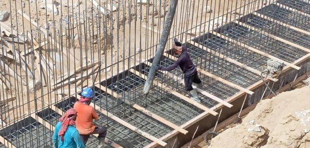 جدار جديد لحماية «أبو القعايد» من مخاطر السيول في صبيا 1 جدار جديد لحماية «أبو القعايد» من مخاطر السيول في صبيا