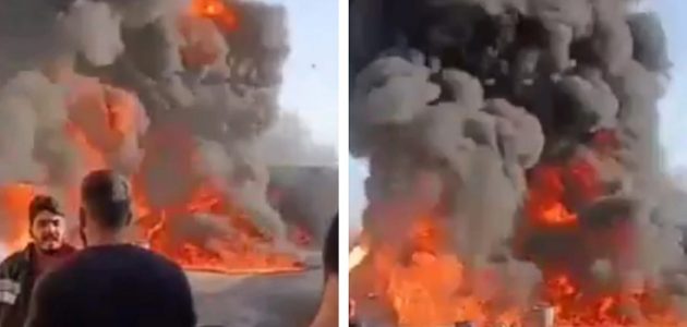 حريق هائل في غابات الباحة يثير قلق السكان ويهدد البيئة 1 حريق هائل في غابات الباحة يثير قلق السكان ويهدد البيئة