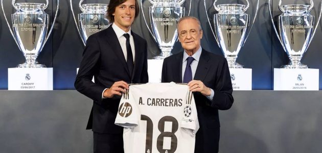 كاريراس ينضم إلى ريال مدريد كأغلى مدافع في تاريخه 1 كاريراس ينضم إلى ريال مدريد كأغلى مدافع في تاريخه