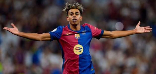 لامين لامال يجدد عقده مع برشلونة حتى 2031 ويرث رقم ميسي 1 لامين لامال يجدد عقده مع برشلونة حتى 2031 ويرث رقم ميسي