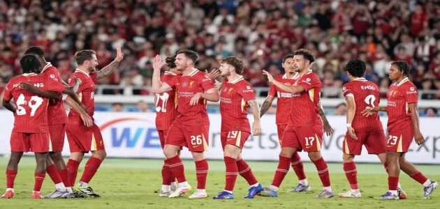 ليفربول يحقق انتصاراً مثيراً على يوكوهاما الياباني في مباراة ودية 1 ليفربول يحقق انتصاراً مثيراً على يوكوهاما الياباني في مباراة ودية