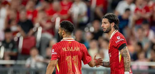 محمد صلاح يتألق في مباراة ميلان الودية ويقدم أداءً مميزًا 1 محمد صلاح يتألق في مباراة ميلان الودية ويقدم أداءً مميزًا