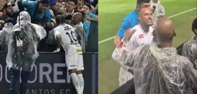 نيمار يلوح بمغادرة سانتوس بعد مشادة مع مشجع 1 نيمار يلوح بمغادرة سانتوس بعد مشادة مع مشجع