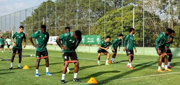 الأخضر يواصل تحضيراته المكثفة في البرازيل قبل انطلاق نهائيات كأس العالم 1 الأخضر يواصل تحضيراته المكثفة في البرازيل قبل انطلاق نهائيات كأس العالم