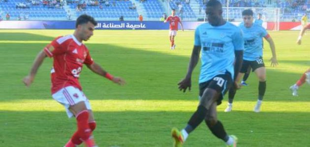 الأهلي يتعادل مع غزل المحلة في شوط أول مثير بفضل تألق العارضة 1 الأهلي يتعادل مع غزل المحلة في شوط أول مثير بفضل تألق العارضة