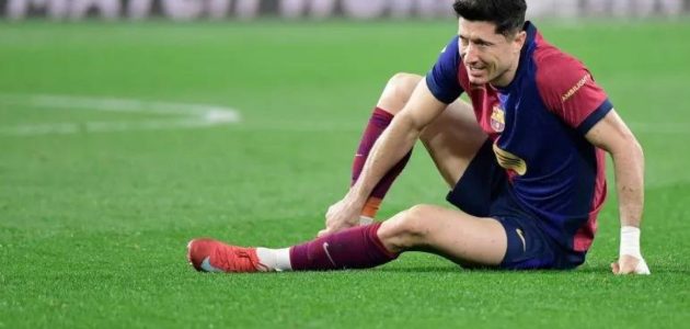 برشلونة يكشف عن إصابة ليفاندوفسكي وغيابه عن كأس جوان غامبر 1 برشلونة يكشف عن إصابة ليفاندوفسكي وغيابه عن كأس جوان غامبر