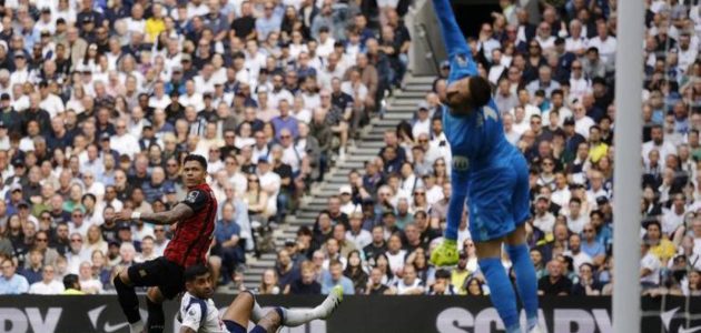 بورنموث يوقف توتنهام عن اعتلاء صدارة الدوري الإنجليزي 1 بورنموث يوقف توتنهام عن اعتلاء صدارة الدوري الإنجليزي