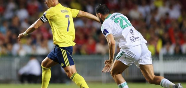 رونالدو يسجل الهدف رقم 100 مع النصر ويحقق إنجازًا تاريخيًا بأربع مئويات مع أربعة فرق مختلفة 1 رونالدو يسجل الهدف رقم 100 مع النصر ويحقق إنجازًا تاريخيًا بأربع مئويات مع أربعة فرق مختلفة