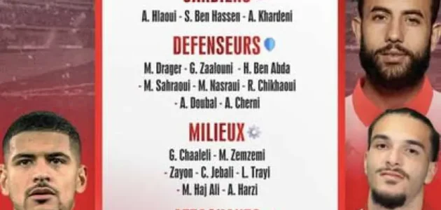 سامي الطرابلسي يكشف عن قائمة تونس لمواجهتي منتخب مصر في كأس العرب 1 سامي الطرابلسي يكشف عن قائمة تونس لمواجهتي منتخب مصر في كأس العرب