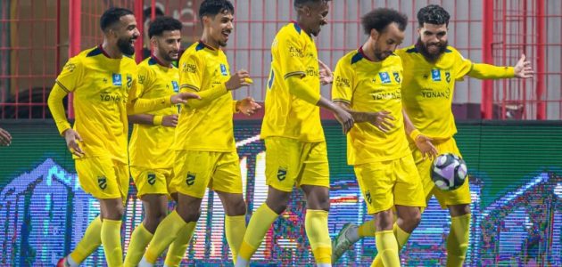 ضمك ينجو من شبح الحزم في مباراة مثيرة 1 ضمك ينجو من شبح الحزم في مباراة مثيرة