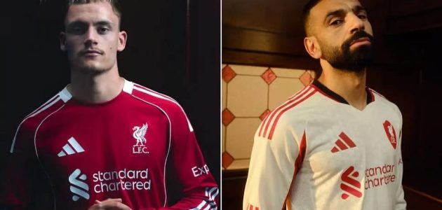 ليفربول يطلق قميصه الجديد بمشاركة نجم الفريق محمد صلاح 1 ليفربول يطلق قميصه الجديد بمشاركة نجم الفريق محمد صلاح
