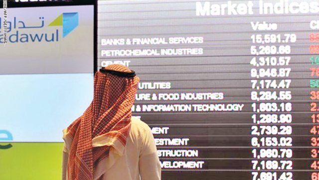 مؤشر الأسهم السعودية يسجل