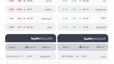مؤشر سوق الأسهم السعودية يسجل ارتفاعًا جديدًا ويصل إلى 10839 نقطة