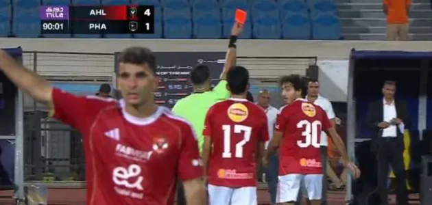 مصير شكوى الأهلي حول طرد محمد هاني يتحدد بعد كتابة التقرير 1 مصير شكوى الأهلي حول طرد محمد هاني يتحدد بعد كتابة التقرير