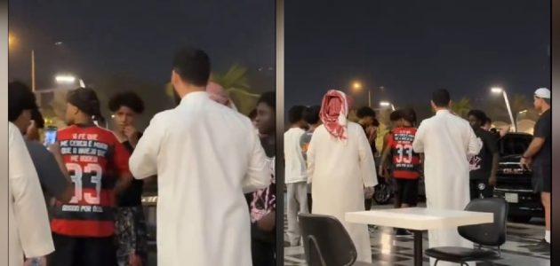 نجل رونالدو يستمتع بجولة مع أصدقائه في شوارع الرياض 1 نجل رونالدو يستمتع بجولة مع أصدقائه في شوارع الرياض