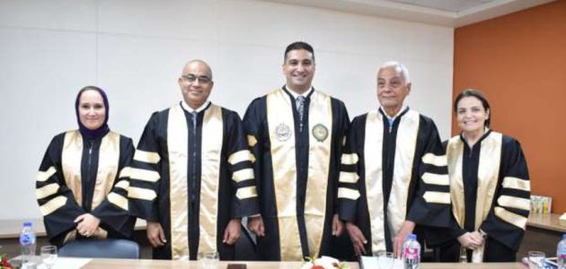 إدارة المصري تحتفل بإنجاز محمد موسى بعد حصوله على درجة الدكتوراه 1 إدارة المصري تحتفل بإنجاز محمد موسى بعد حصوله على درجة الدكتوراه