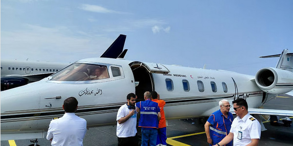السفارة السعودية في جورجيا تتابع عملية نقل مواطن مصاب عبر طائرة إخلاء طبي 1 السفارة السعودية في جورجيا تتابع عملية نقل مواطن مصاب عبر طائرة إخلاء طبي