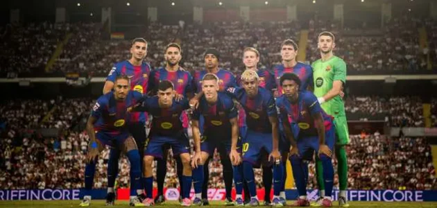 برشلونة يتعثر بتعادل مثير أمام رايو فاليكانو في الدوري الإسباني 1 برشلونة يتعثر بتعادل مثير أمام رايو فاليكانو في الدوري الإسباني