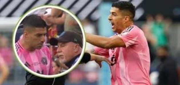 فوضى مثيرة في نهائي كأس الدوريات بين سواريز وبوسكيتس 1 فوضى مثيرة في نهائي كأس الدوريات بين سواريز وبوسكيتس