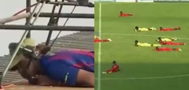 نحل يقتحم مباراة كرة قدم في تنزانيا ويوقف اللعب